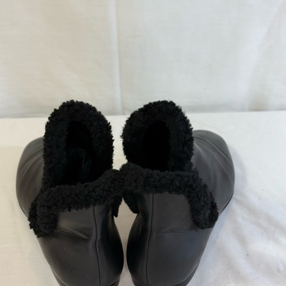 The Row Black Eros Shearling lined booties - Picture 3 of 7